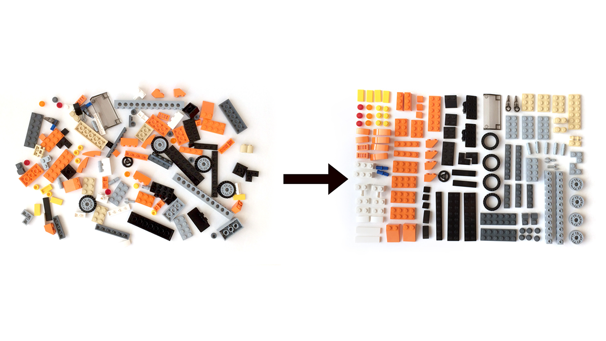 Taking the time to organize the pieces that make up your final creations allows you to approach the work in a more deliberate and efficient manner. Image adapted from "Multiscreen UX Design" by Wolfram Nagel.